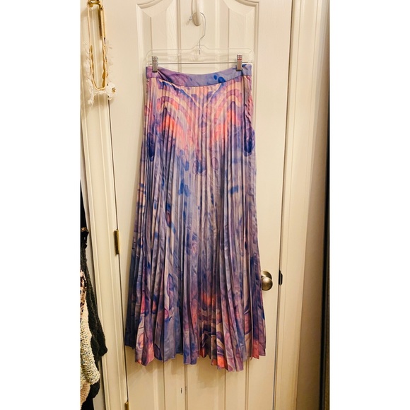 Anthro “Siddhartha Bansal” Marble Dyed Skirt - Picture 2 of 2